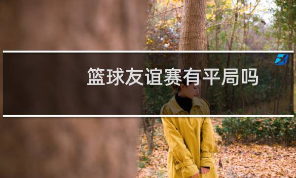 篮球友谊赛有平局吗图片