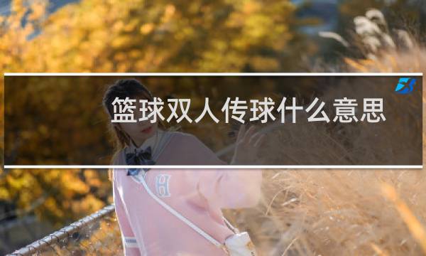 篮球双人传球什么意思图片