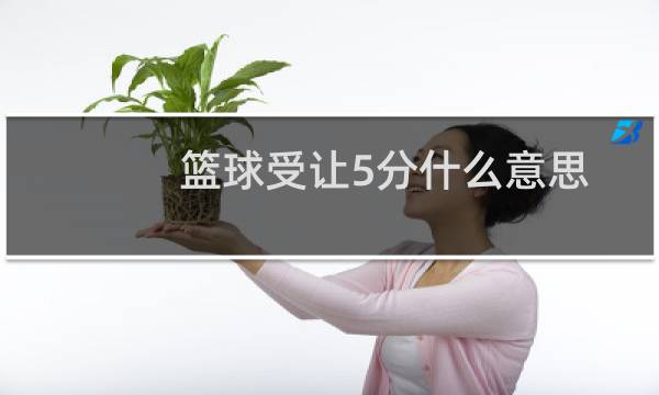 篮球受让5分什么意思图片