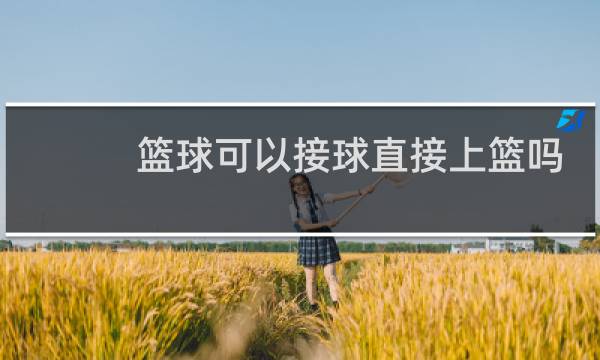 篮球可以接球直接上篮吗图片