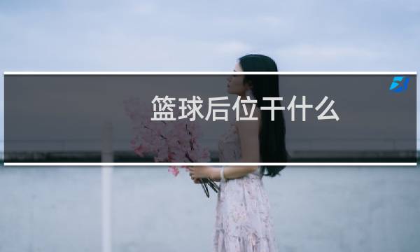 篮球后位干什么图片