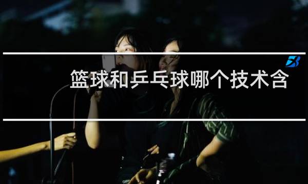 篮球和乒乓球哪个技术含量高图片