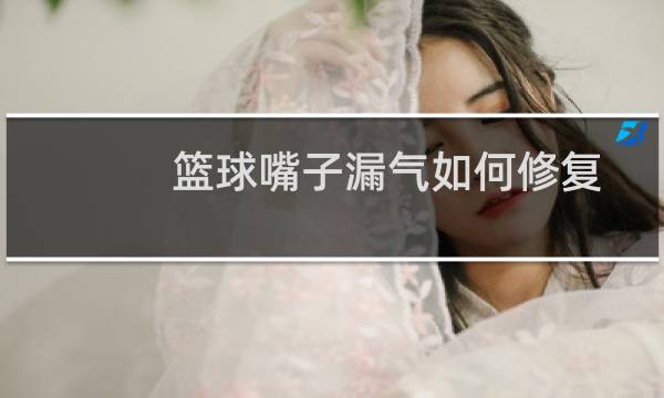 篮球嘴子漏气如何修复图片