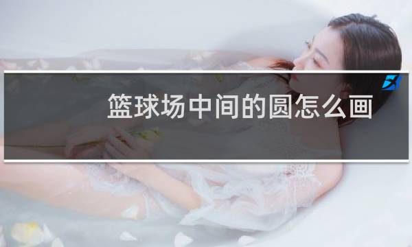 篮球场中间的圆怎么画图片