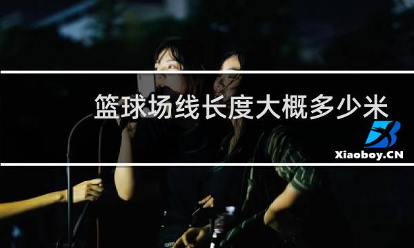 篮球场线长度大概多少米图片