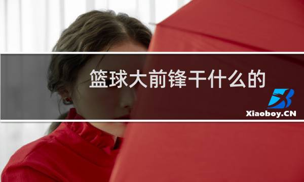 篮球大前锋干什么的图片
