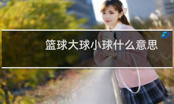 篮球大球小球什么意思图片