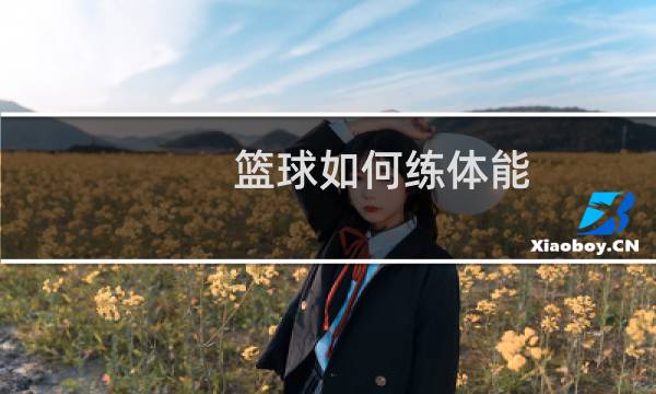 篮球如何练体能图片