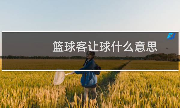 篮球客让球什么意思图片