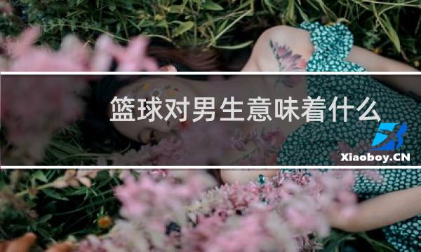 篮球对男生意味着什么图片