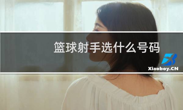 篮球射手选什么号码图片