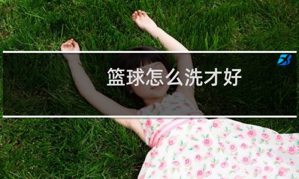 篮球怎么洗才好图片