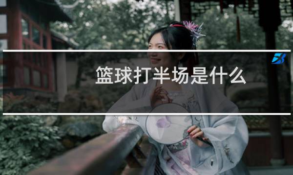 篮球打半场是什么图片