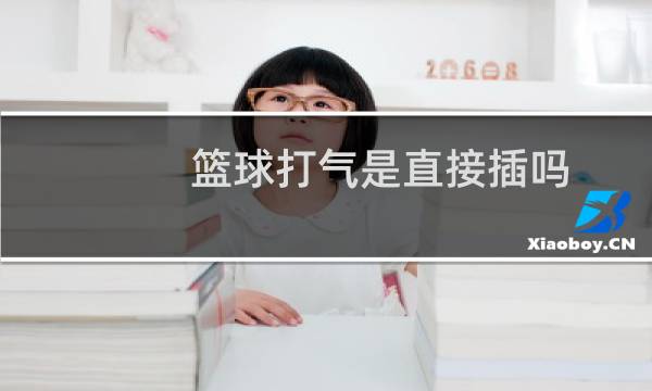 篮球打气是直接插吗图片