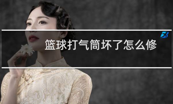 篮球打气筒坏了怎么修图片