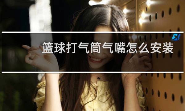 篮球打气筒气嘴怎么安装图片