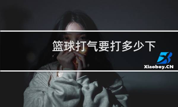 篮球打气要打多少下图片