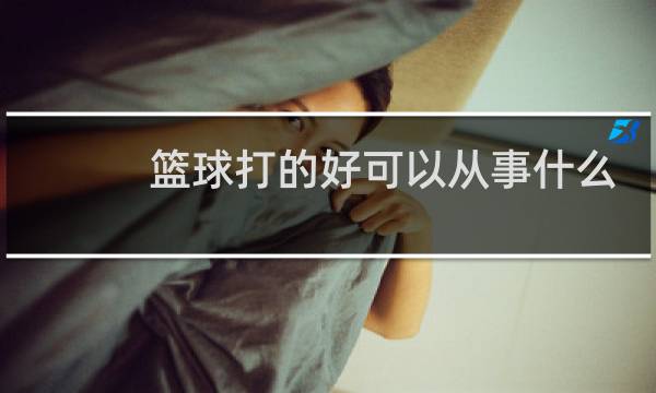 篮球打的好可以从事什么工作图片