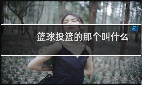 篮球投篮的那个叫什么图片