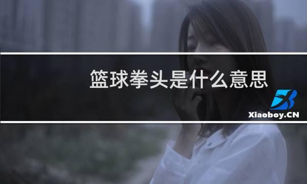 篮球拳头是什么意思图片