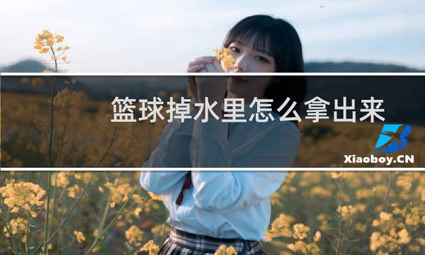 篮球掉水里怎么拿出来图片