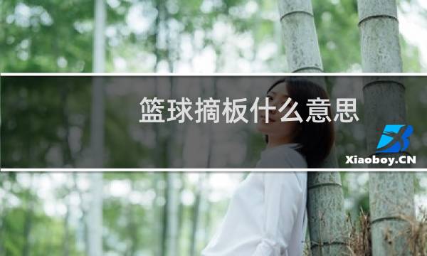 篮球摘板什么意思图片