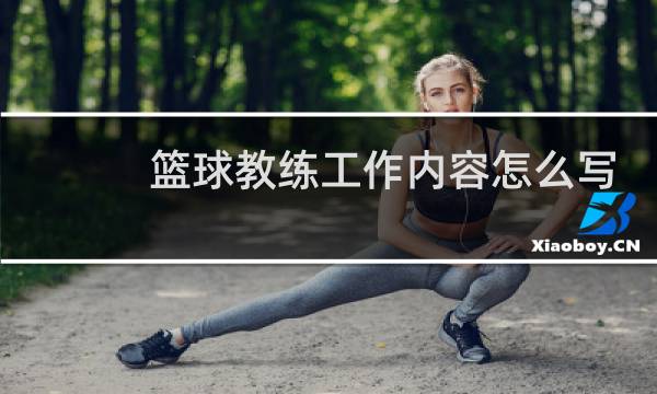篮球教练工作内容怎么写图片
