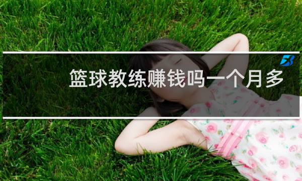 篮球教练赚钱吗一个月多少钱图片