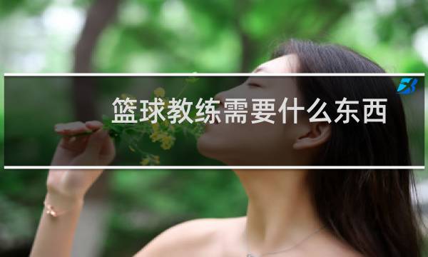 篮球教练需要什么东西图片