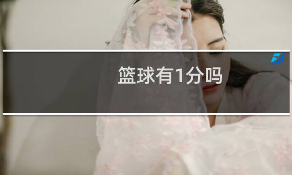 篮球有1分吗图片