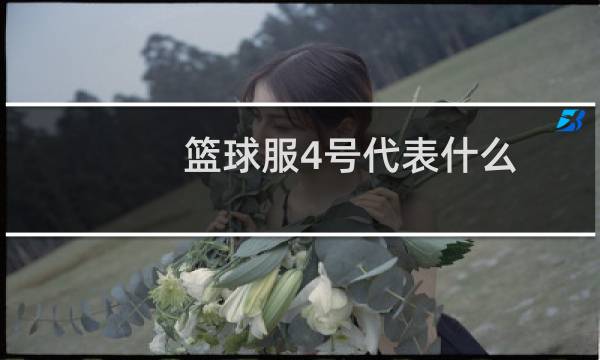 篮球服4号代表什么图片