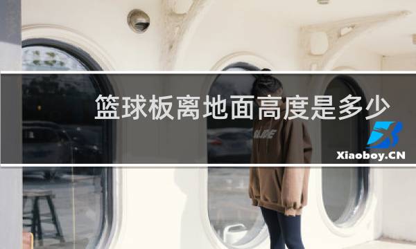 篮球板离地面高度是多少图片