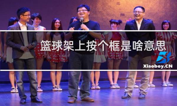 篮球架上按个框是啥意思图片