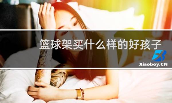 篮球架买什么样的好孩子玩图片