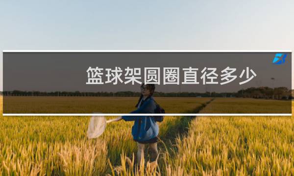 篮球架圆圈直径多少图片