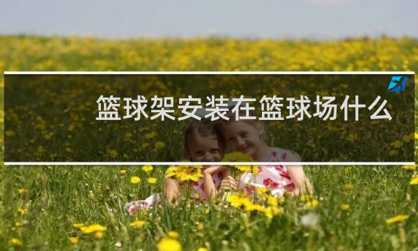 篮球架安装在篮球场什么位置图片