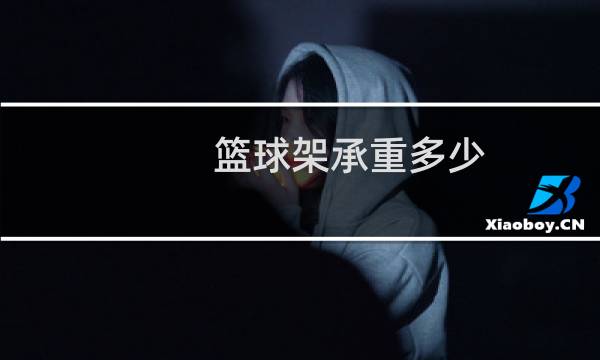 篮球架承重多少图片