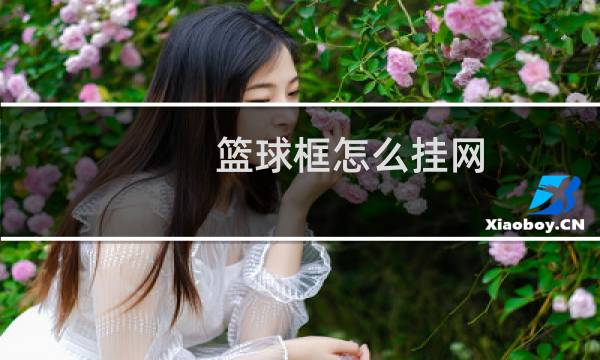 篮球框怎么挂网图片