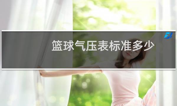 篮球气压表标准多少图片