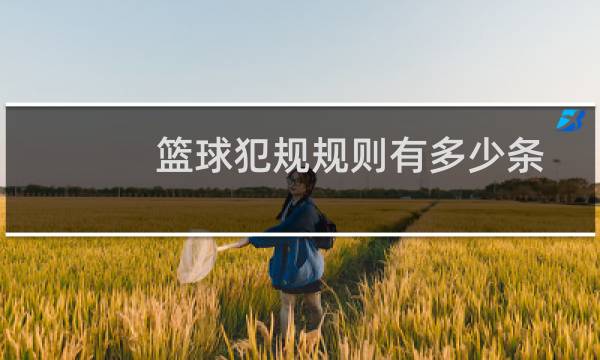 篮球犯规规则有多少条图片