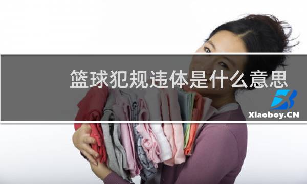 篮球犯规违体是什么意思图片