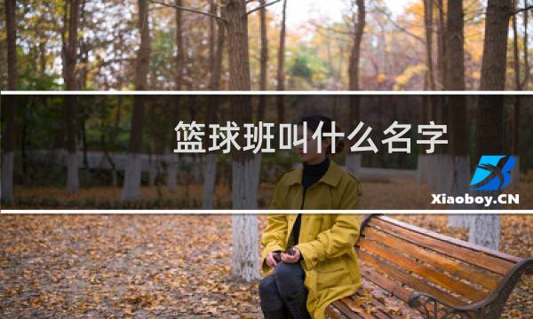 篮球班叫什么名字图片