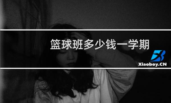篮球班多少钱一学期图片