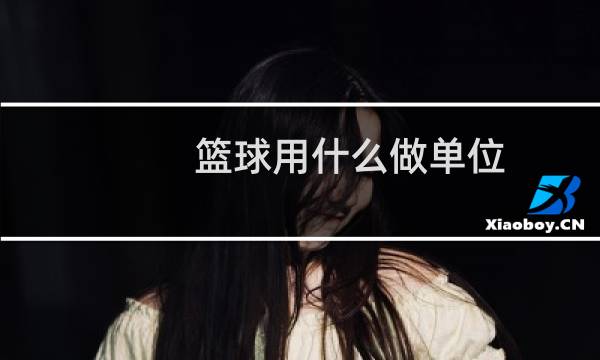 篮球用什么做单位图片