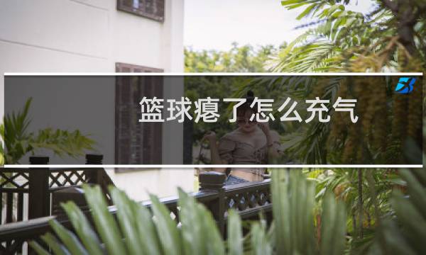 篮球瘪了怎么充气图片