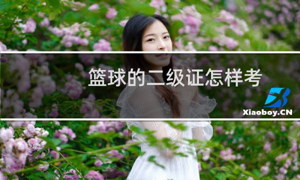 篮球的二级证怎样考图片