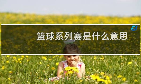 篮球系列赛是什么意思图片