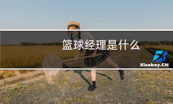 篮球经理是什么图片