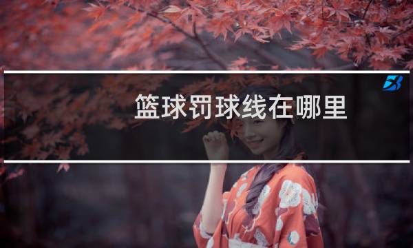 篮球罚球线在哪里图片