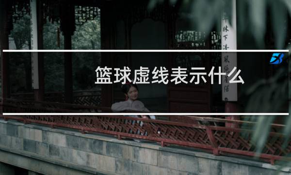 篮球虚线表示什么图片